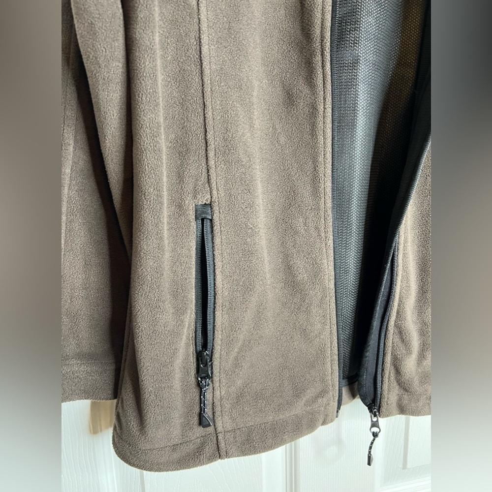 River's End Women's Small Brown Fleece Jacket Outerwear Full Zip Sweater Top S - Picture 11 of 14